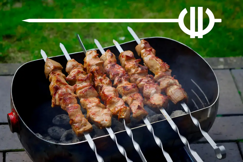 Tepuse grill barbeque 64 cm, model moneda Euro simpla