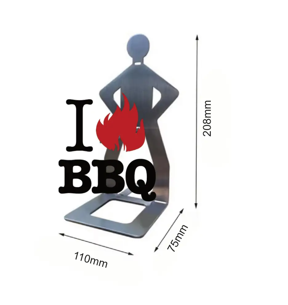 Suport amuzant pentru prajit carnati grill barbeque