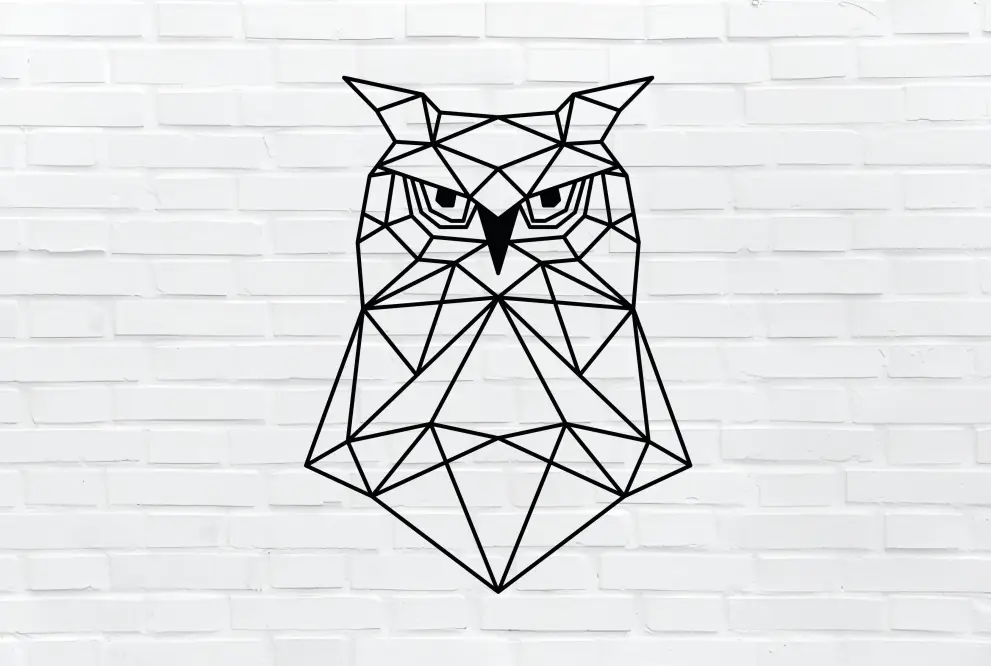 Contur geometric metal bufnita