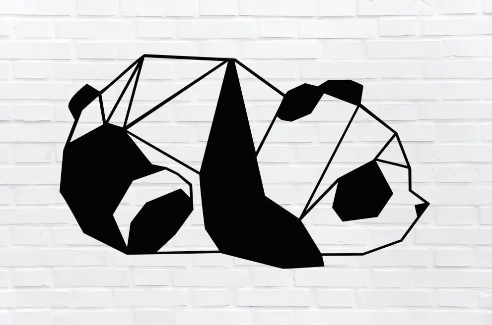 Contur geometric metal urs panda