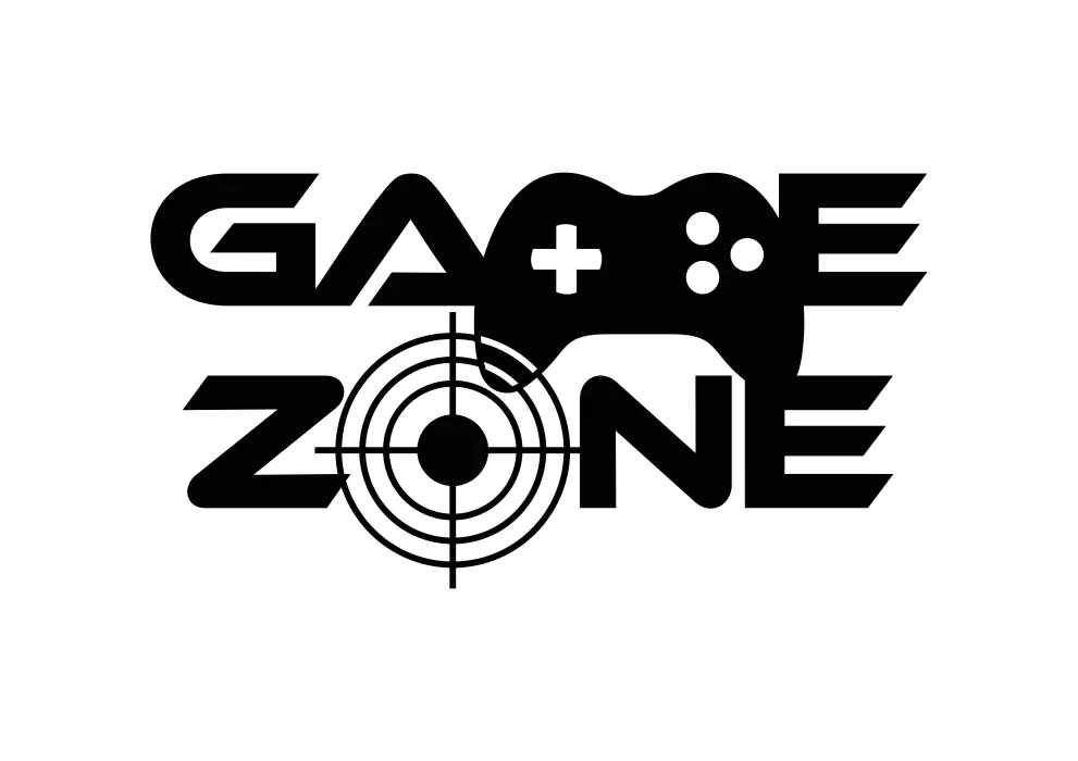 Decoratiune perete metal Game zone - limba engleza